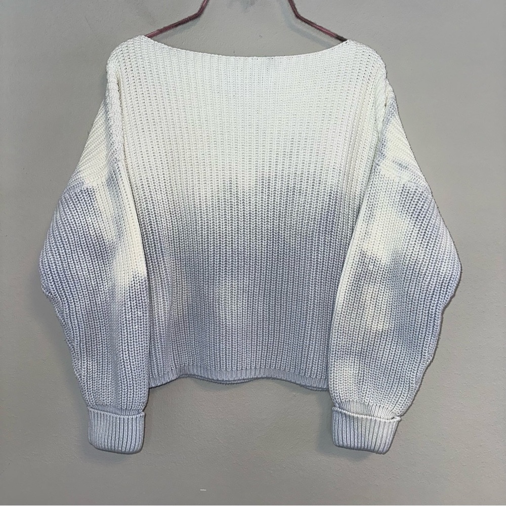 French Connection - Custom Bleach Dyed Boatneck Sweater